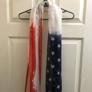 Charming Charlie Patriotic Scarf